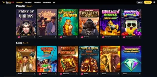 Boomerang Casino Games